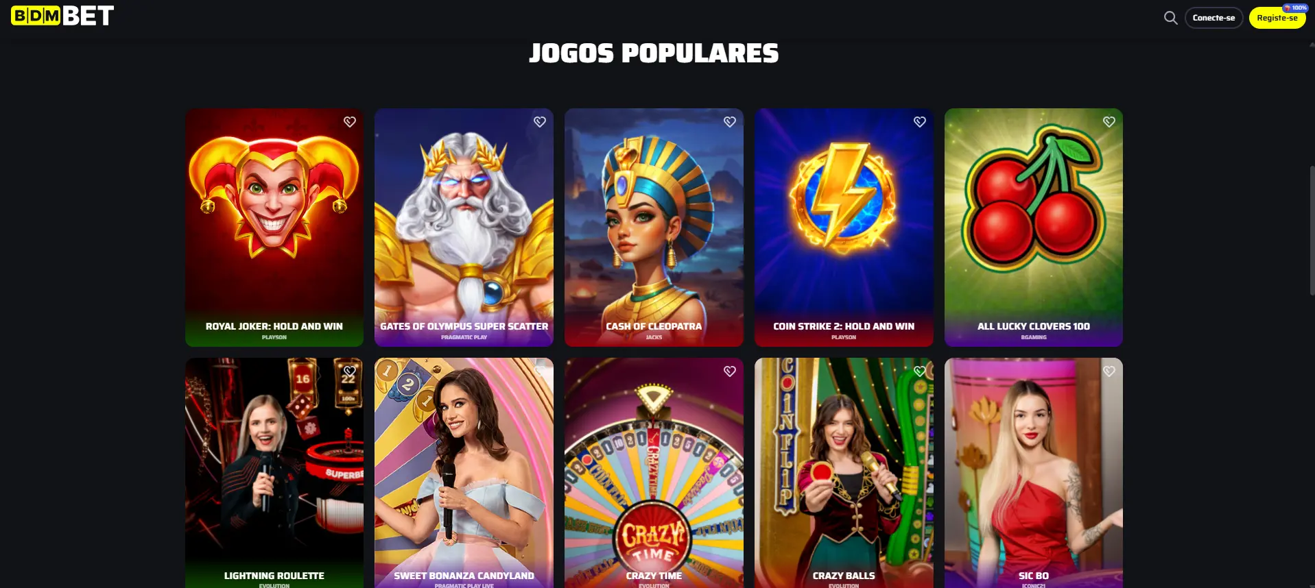 Slots populares da BDMbet