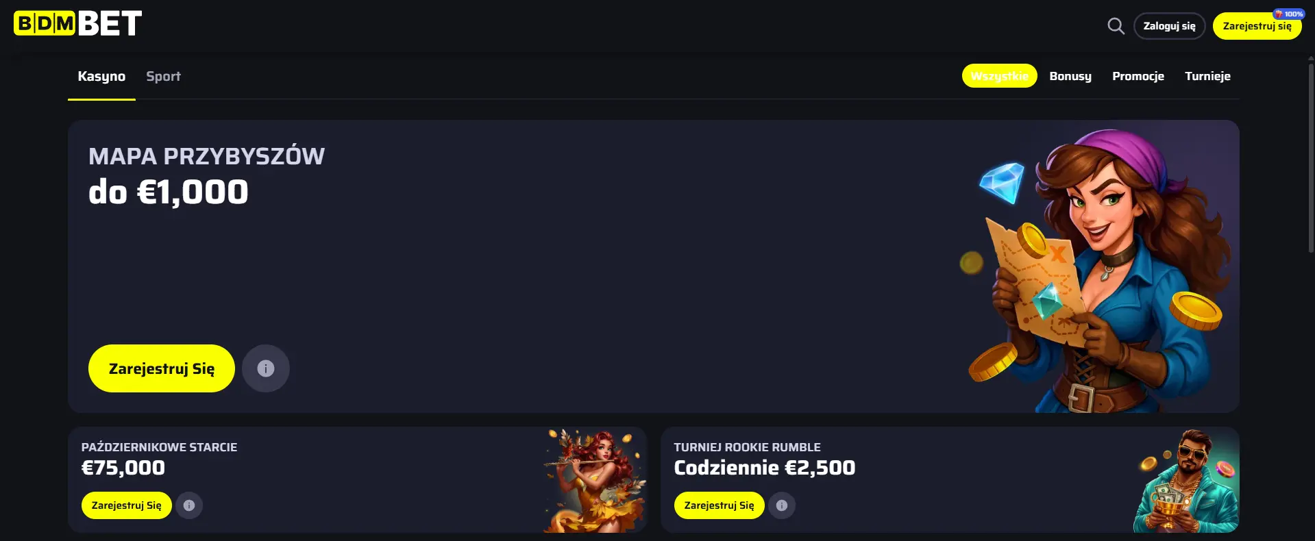 Bonusy i promocje BDMbet