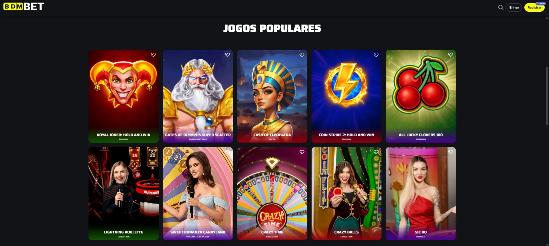 Caça-níqueis Populares