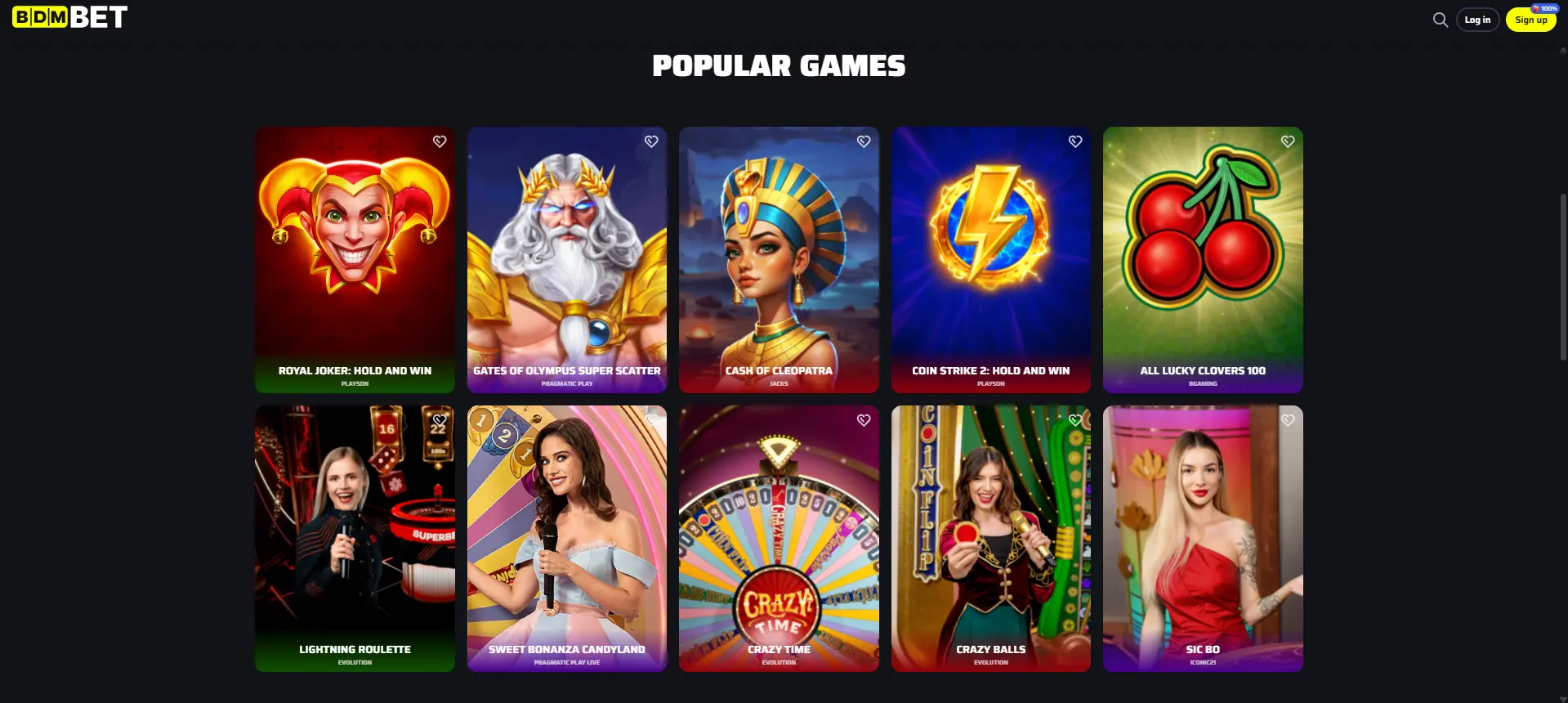 Popular slots